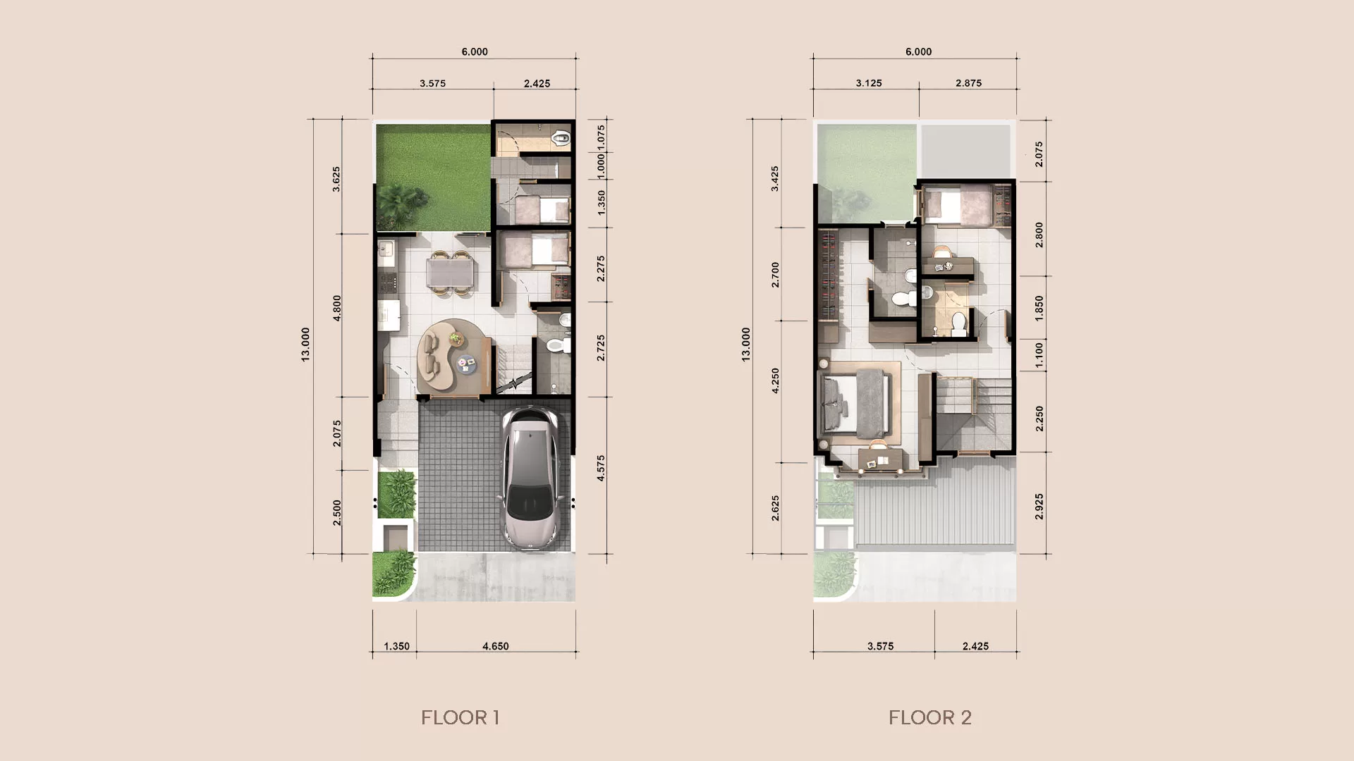 Floorplan - Rose Suite